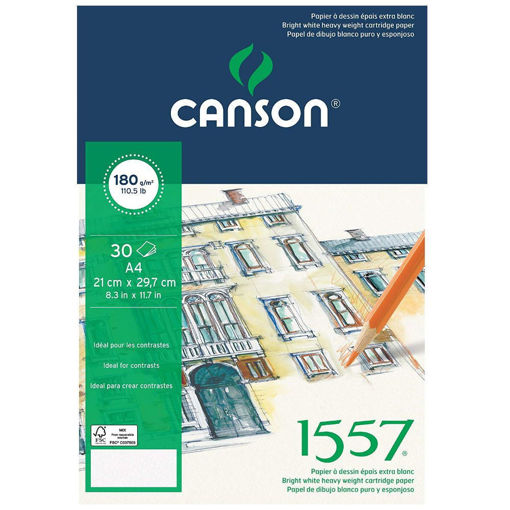 Μπλοκ Canson 1557 Dessin Α4 180g/m² 30 φύλλα C204127414 3148951274143 Lichnaribooks