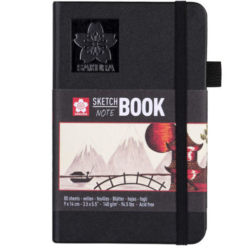 Sketchbook Sakura Talens Note 9x14cm με 80 σελίδες, χαρτί 140g/m² – ιδανικό για σκίτσο, μελάνι και μολύβι | Lichnaribooks.gr | EAN 8712079448493