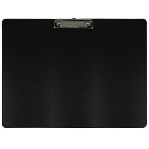 Ντοσιέ πιάστρα Westcott A3 landscape – Μαύρο με μονή μεταλλική πιάστρα – Κωδικός 4027521520523