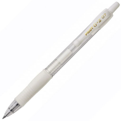 Στυλό Pilot G2 Pastel White 0.7mm για scrapbook και δημιουργικά project EAN 4902505462283 Lichnaribooks