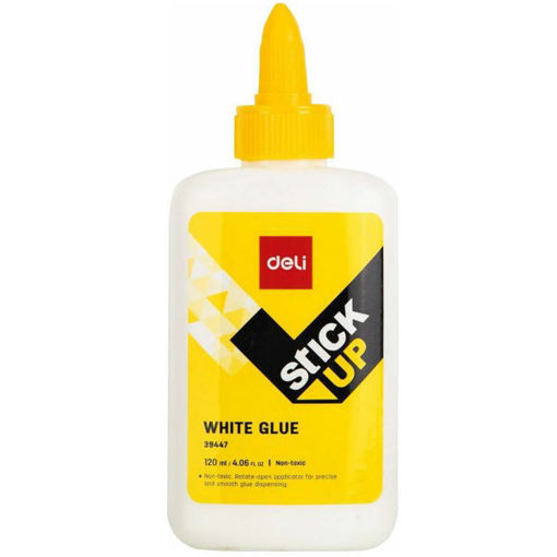 Κόλλα Deli Stick Up 120ml – Λευκή υγρή κόλλα για χαρτί & χειροτεχνίες με στόμιο ακριβείας – EAN 6935205394477