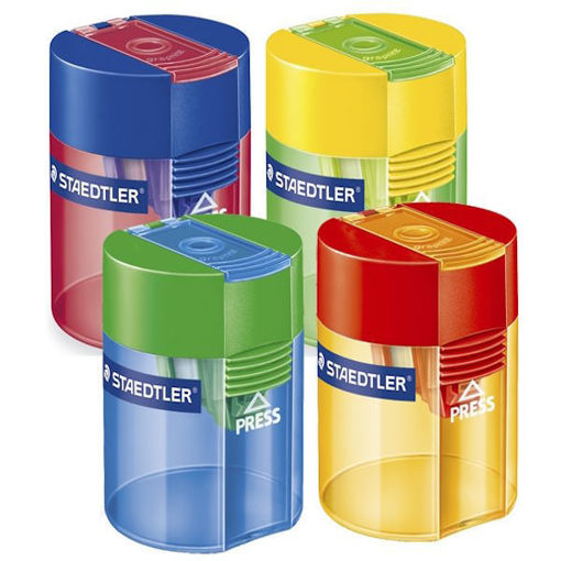 Staedtler ξύστρα βαρελάκι χρωματιστή 511006 4007817511077 διαθέσιμο στο Lichnaribooks