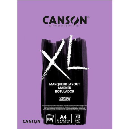 Μπλοκ Canson XL Marker A4 100 φύλλων 70gr 3148952972369