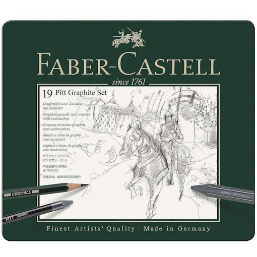 Σετ Faber-Castell Pitt Graphite Wf 19τμχ. 112973 EAN 4005401129738 Lichnaribooks
