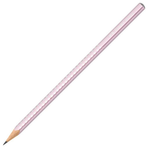Εικόνα της Μολύβι Faber Castell Grip sparkle metallic Rose Β 182610