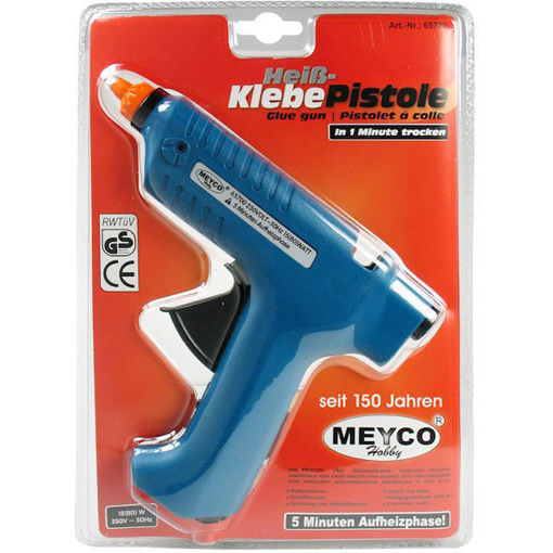 Πιστόλι σιλικόνης Meyco 80W για ράβδους Ø11mm – Κωδικός 65700 – EAN 4028245657007