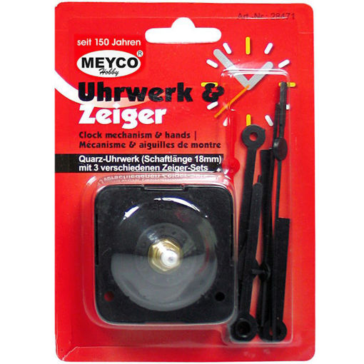Μηχανισμός ρολογιού 28472 Meyco 4028245284722 Lichnaribooks