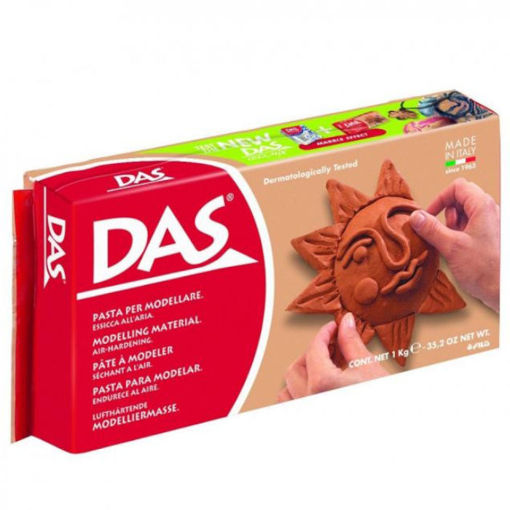 Εικόνα της Πηλός καλλιτεχνίας Das καφέ 1000gr.