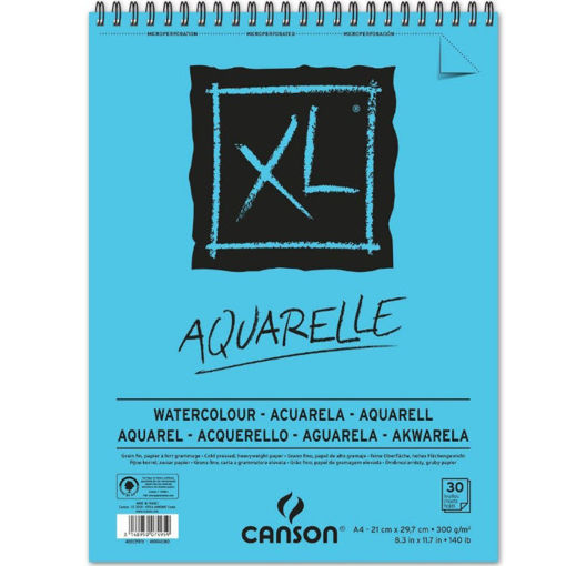 Εικόνα της Μπλοκ Canson XL Aquarelle A4 30φ 300gr.