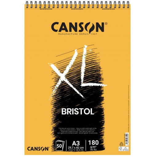 Εικόνα της Μπλοκ Canson XL bristol 50φ. 29.7x42cm 180gr.