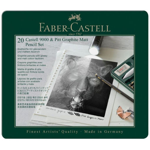 Faber Castell Μολύβια 9000 Set 20 τεμ. Pritt Matt 4005401152248