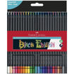 Faber-Castell Black Edition Σετ 24 ξυλομπογιές – Μαύρο σώμα – Κωδικός 116424 – EAN 4005401164241