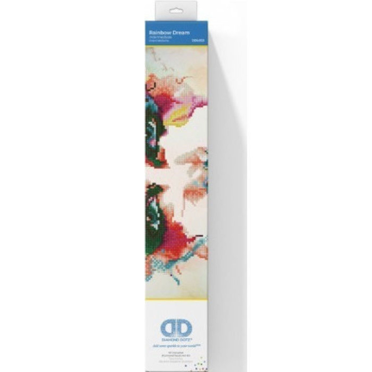 Ψηφιδωτό Diamond Botz Rainbow Dream 40x28cm DD6003, σετ χειροτεχνίας με πολύχρωμες πέτρες, EAN 4897073244693, Lichnaribooks