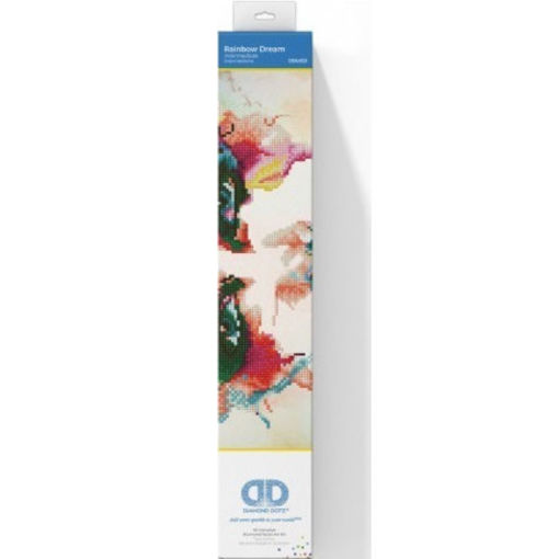 Ψηφιδωτό Diamond Botz Rainbow Dream 40x28cm DD6003, σετ χειροτεχνίας με πολύχρωμες πέτρες, EAN 4897073244693, Lichnaribooks