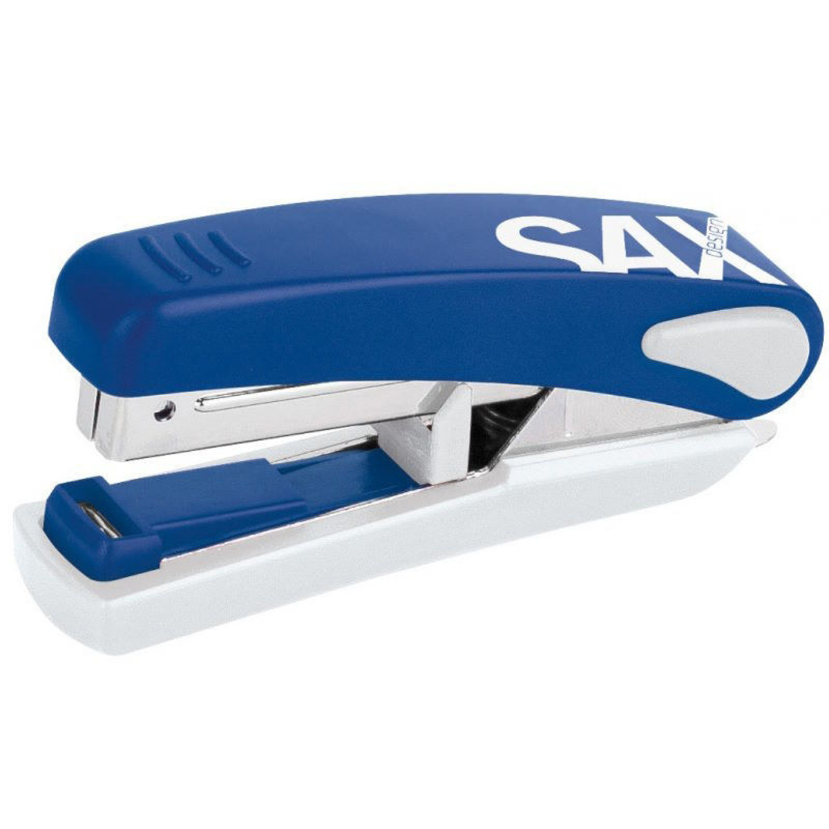 Συρραπτικό Sax Flat Clinch σε μπλε χρώμα με μεταλλική βάση
