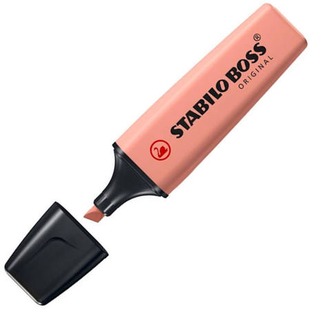 Μαρκαδόρος υπογραμμίσεως Stabilo Boss Nature Sienna 70/175, ζεστή γήινη καφέ απόχρωση, EAN 4006381599689, Lichnaribooks