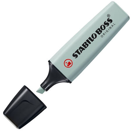 Μαρκαδόρος υπογραμμίσεως Stabilo Boss Nature Earth Green 70/163, πράσινη γήινη απόχρωση, EAN 4006381599627, Lichnaribooks