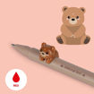 Εικόνα της Στυλό Legami gel pen teddy bear red 0.5mm VCPPKIT3