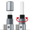 Faber-Castell Grip 2011 0.7mm μαύρο μηχανικό μολύβι