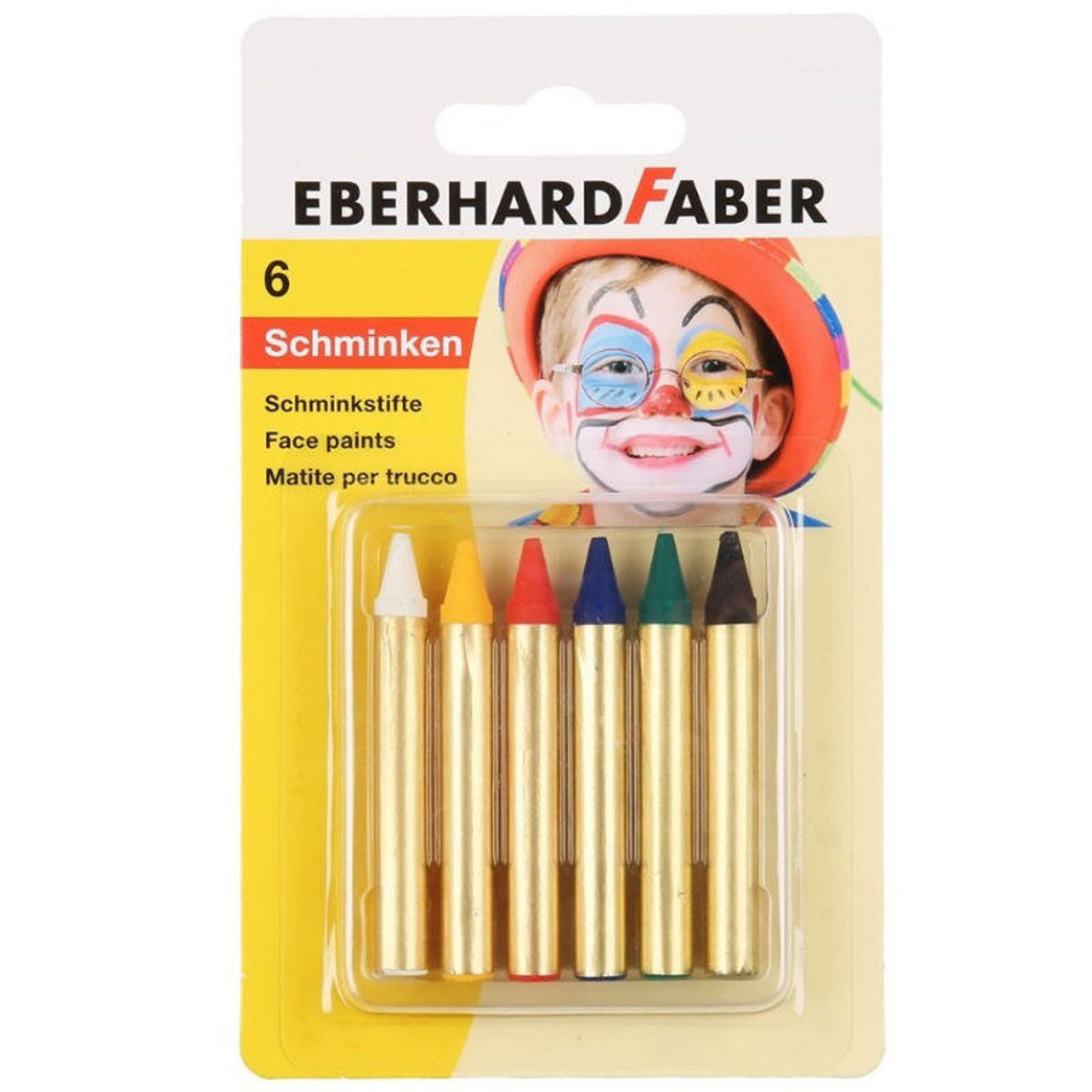 Η συσκευασία του σετ χρωμάτων προσώπου Eberhard Faber Mini