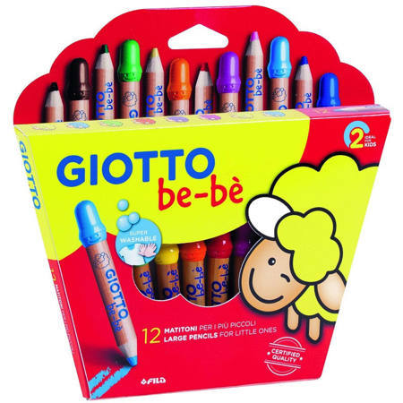 Εικόνα της Ξυλομπογιές Giotto be-be ass 12τεμ. 466500