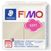 Πολυμερικός πηλός Fimo Soft σε ορθογώνιο σχήμα και χρώμα σαχάρα με το λογότυπο της Staedtler