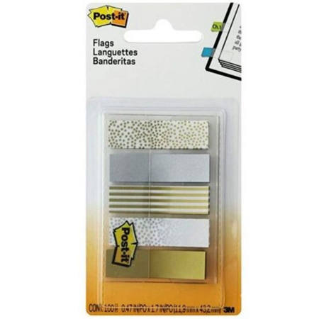 Εικόνα της Σελιδοδείκτες Post-it 5/χρώμ. Metal 11.9x43.2mm 684-METAL 3M