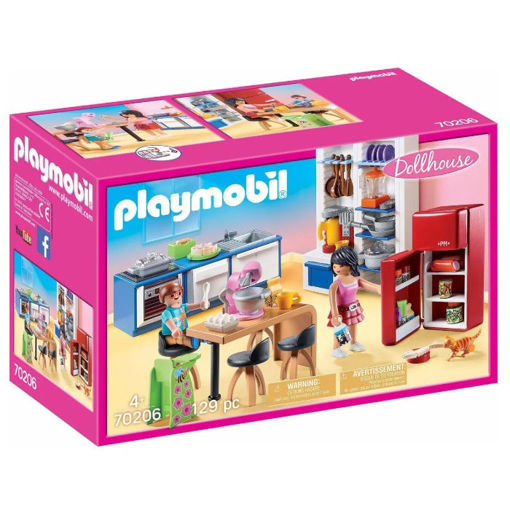 Εικόνα της Playmobil Dollhouse Κουζίνα κουκλόσπιτου 70206