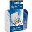 Set νεροχρωμάτων Daler-Rowney Aquafine Travel 24 τεμ. – Φορητό σετ ακουαρέλας – EAN 5011386094281 – Κωδικός 131900924