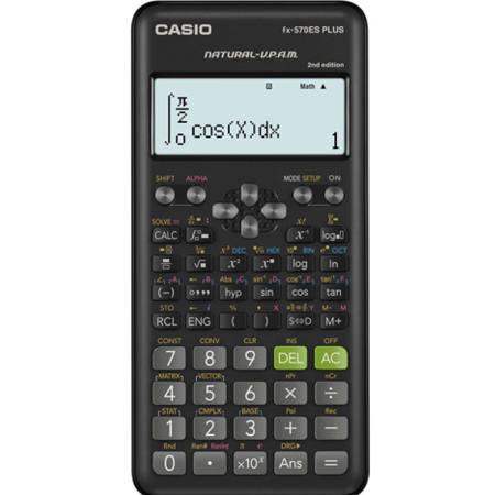 Εικόνα της Αριθμομηχανή Casio fx-570ES Plus-2 417 λειτουργίες