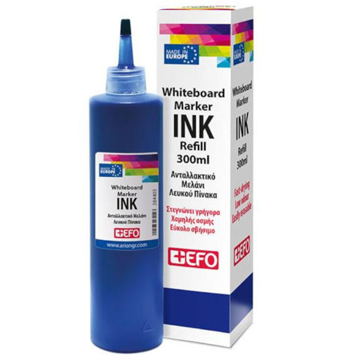 Εικόνα της Μελάνι μαρκαδόρου πίνακα +Efo 300ml. μπλε 384401