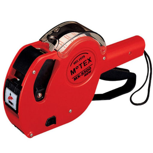Ετικετογράφος τιμών Motex MX-5500 μονός 8 ψηφίων με εργονομική λαβή