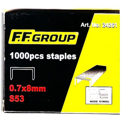 Σύρματα συρραφής καρφωτικού F.F. Group S53 8mm 5204396242616 Lichnaribooks