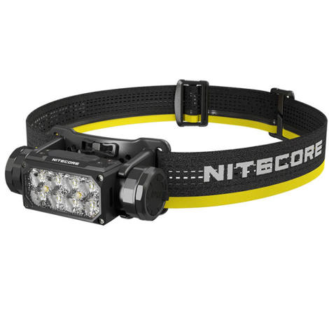 Επαναφορτιζόμενος φακός κεφαλής Nitecore HC65 UHE 2000 Lumens με τριπλή πηγή φωτισμού και 6952506408115