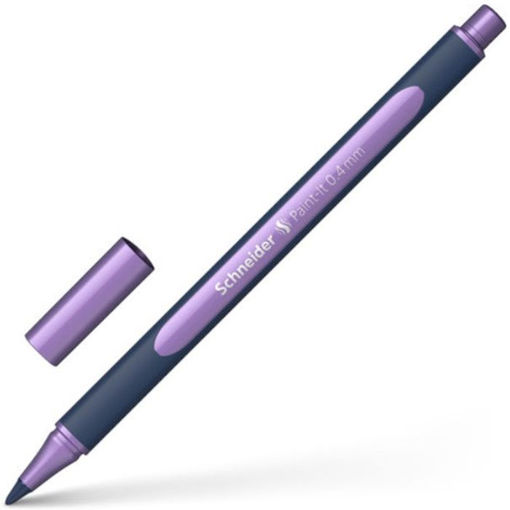 Μαρκαδοράκι Schneider Metallic 050 Violet 0.4mm rollerball – EAN 4004675162137