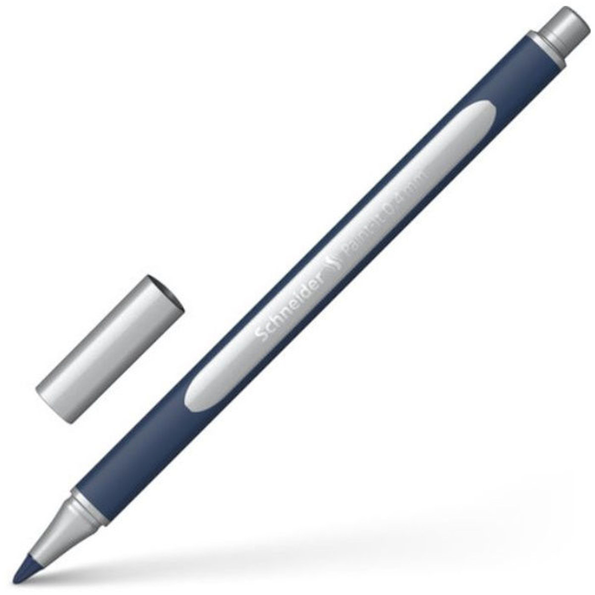 Schneider Metallic 050 Silver rollerball 0.4mm για μαύρο και λευκό χαρτί – EAN 4004675162366