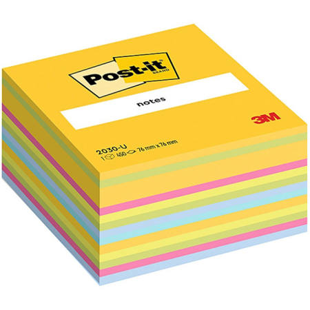 Εικόνα της Κύβος αυτοκόλλητος 3Μ 76x76cm 450φ. 2030-U Post-it ultra