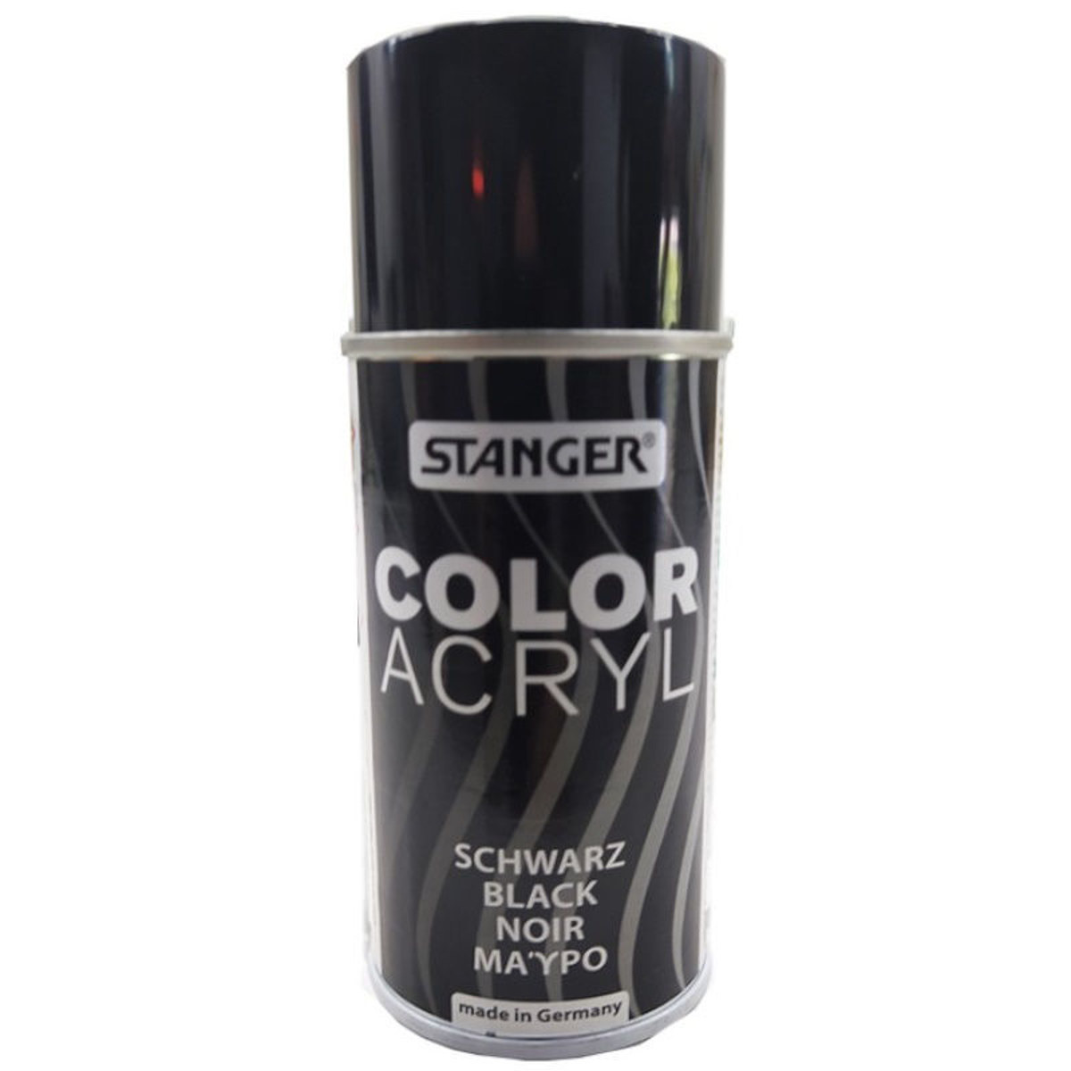 Συσκευασία σπρέι βαφής Stanger Color μαύρο 150ml