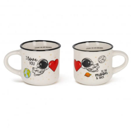 Εικόνα της Φλιτζάνια Legami set 2τεμ. Espresso for Two - Moon and Back MM0020