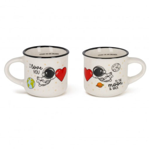 Εικόνα της Φλιτζάνια Legami set 2τεμ. Espresso for Two - Moon and Back MM0020