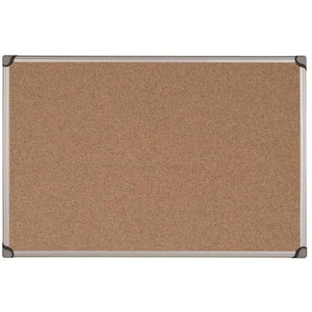 Εικόνα της Πίνακας φελλού Describo 120x240cm με μεταλλικό πλαίσιο AL10.12
