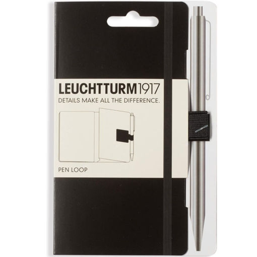 Αυτοκόλλητη θηλιά στυλό Leuchtturm1917 Pen Loop Black 4004117315930 lichnaribooks.gr
