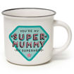 Κούπα Legami Cup-Puccino Super Mummy κεραμική για καφέ ή τσάι, EAN 8052461962139, Lichnaribooks