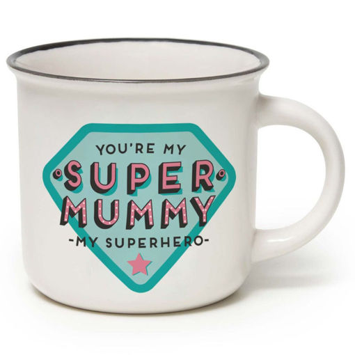 Κούπα Legami Cup-Puccino Super Mummy κεραμική για καφέ ή τσάι, EAN 8052461962139, Lichnaribooks
