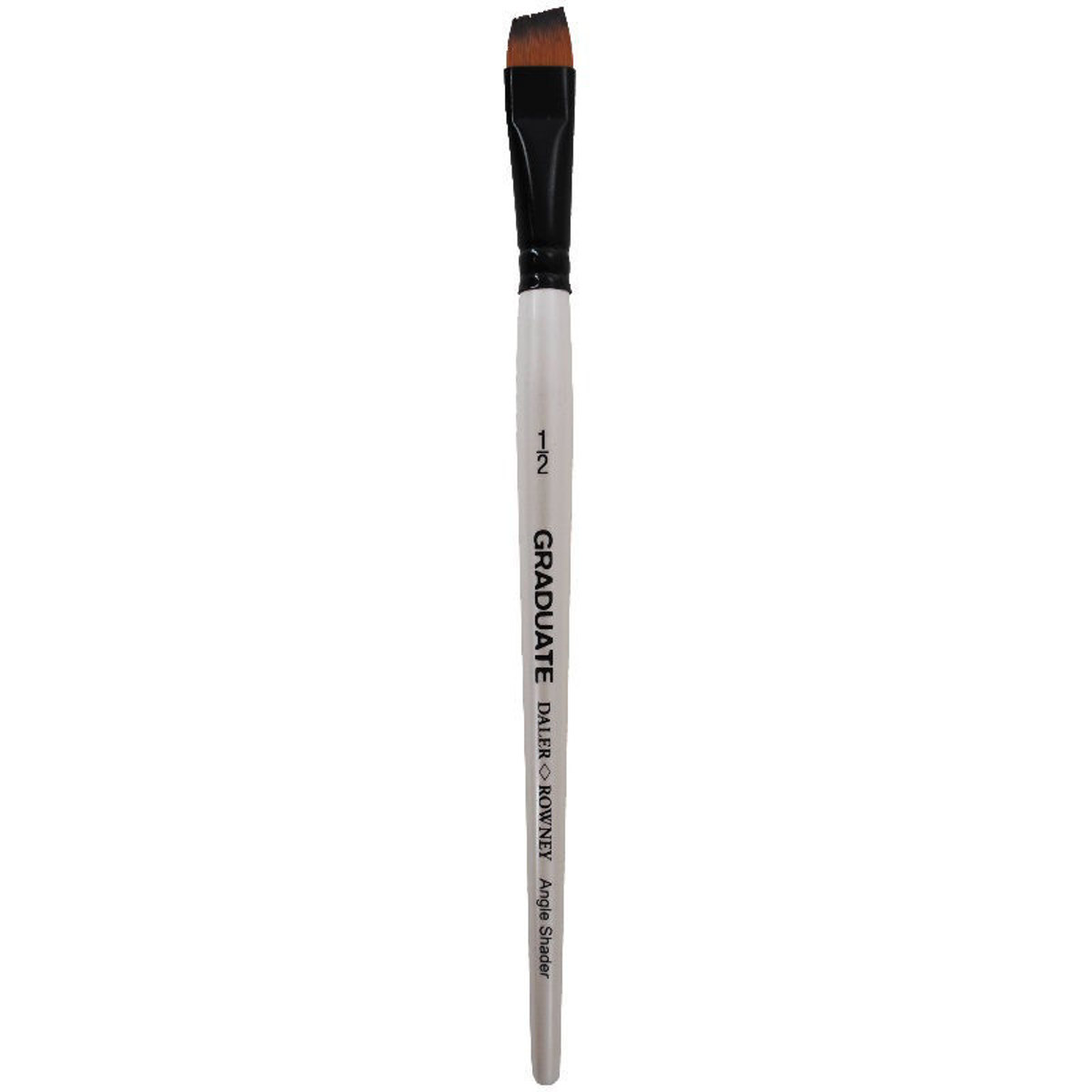 Πινέλο Daler Rowney Synthetic Angle Shader Short Handle No. 1/2 5011386081366 Lichnaribooks