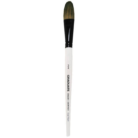 Πινέλο Daler Rowney Pony Synthetic Oval Wash Short Handle No. 3/4 5011386081519 Lichnaribooks
