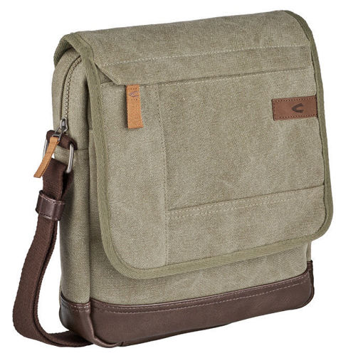 Τσάντα ώμου Camel Active Air χακί μπροστινή όψη