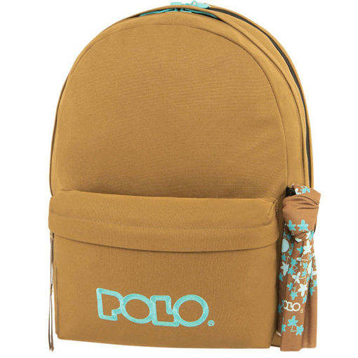 Τσάντα Polo Original Double Scarf καφέ 901235-7858 σχολική — Κωδικός ΕΑΝ: 5201927127572 — Lichnaribooks.