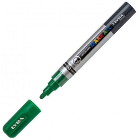 Εικόνα της Μαρκαδόρος Lyra Graduate Emerald Green 063 2mm Mark All