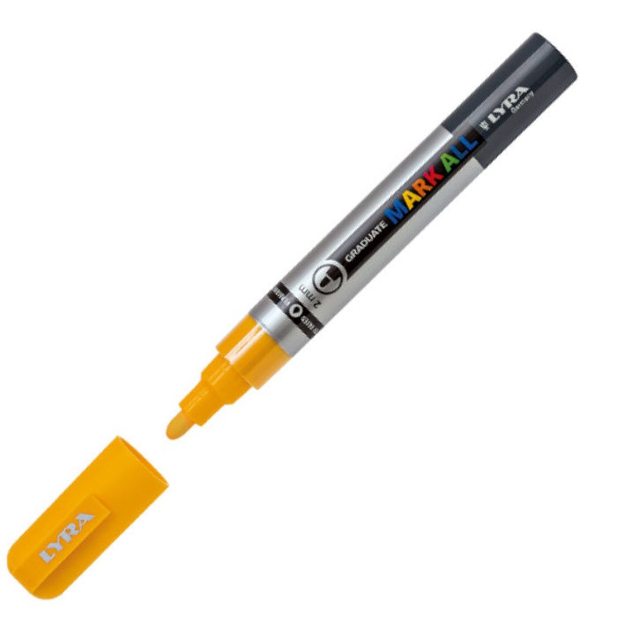 Εικόνα της Μαρκαδόρος Lyra Graduate Yellow 013 2mm Mark All